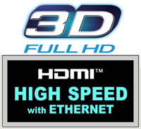 HDMI High Speed HighSpeed with Ethernet 3D FULL HD 1.4